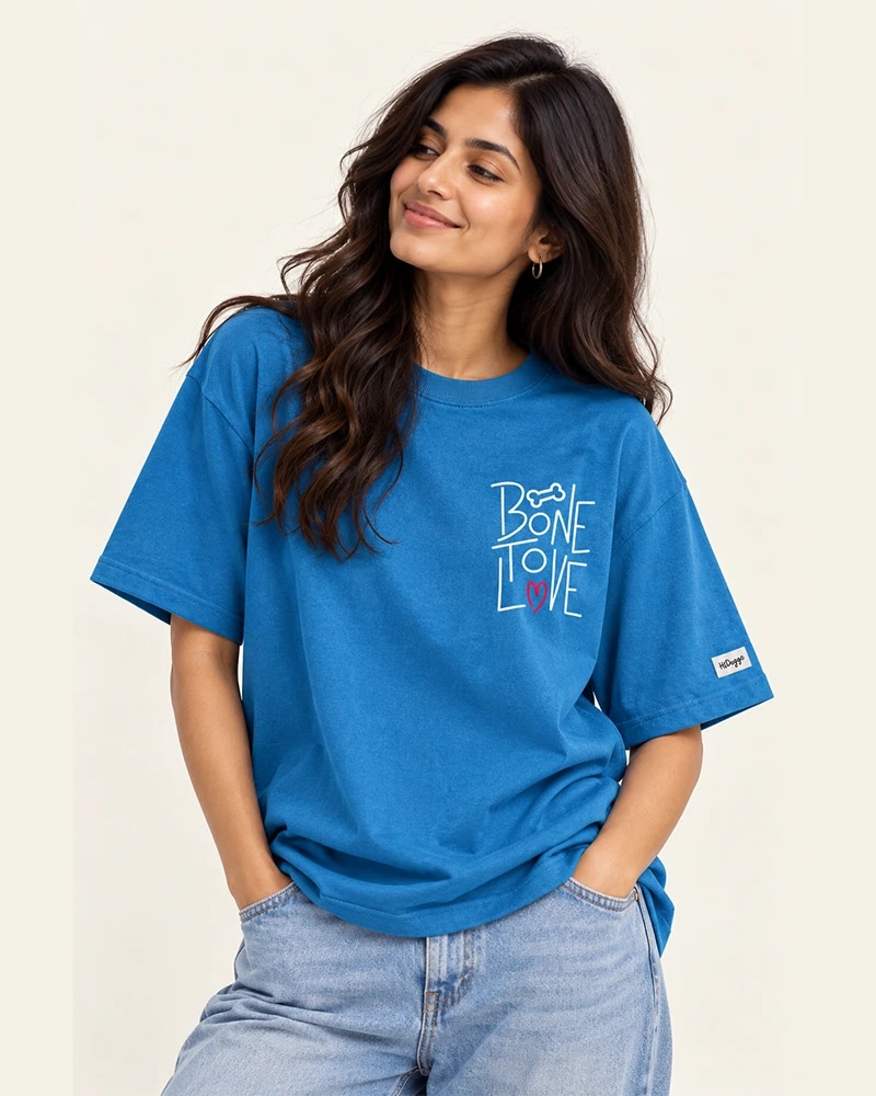 Bone Love Graphic Oversized T-Shirt